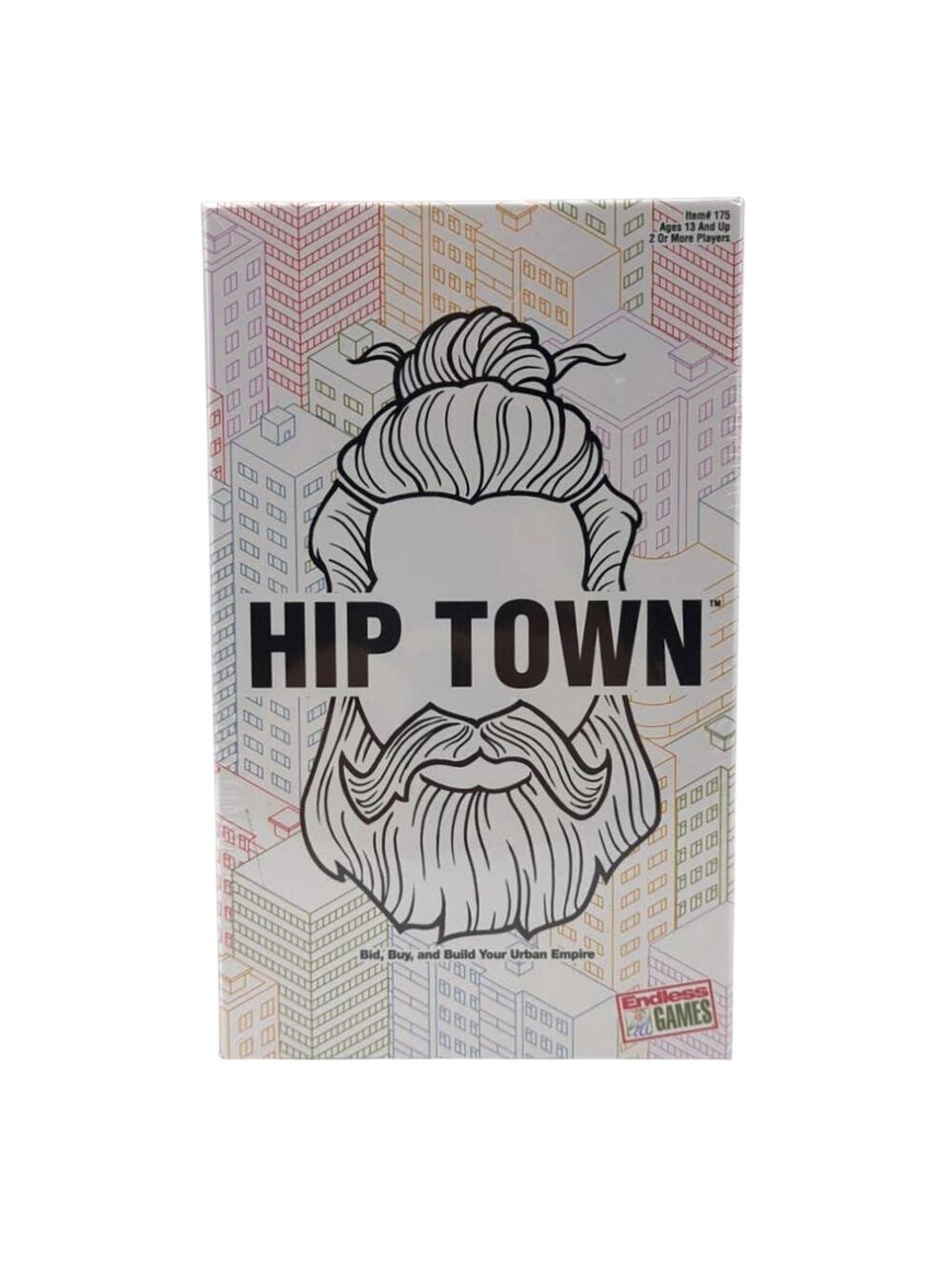 Hip Town Bid Buy Build Your Urban Empire Card Game New Endless Games 13+ 2+ Play